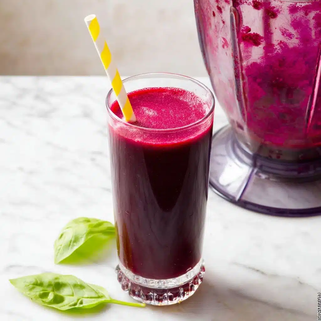 Basil Beet Juice Recipe - Recipe Image