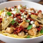 Chicken, Artichoke and Sun-Dried Tomato Pasta Recipe