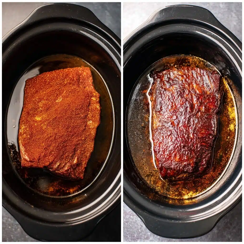 Slow Cooker BBQ Beef Brisket Recipe - Recipe Image