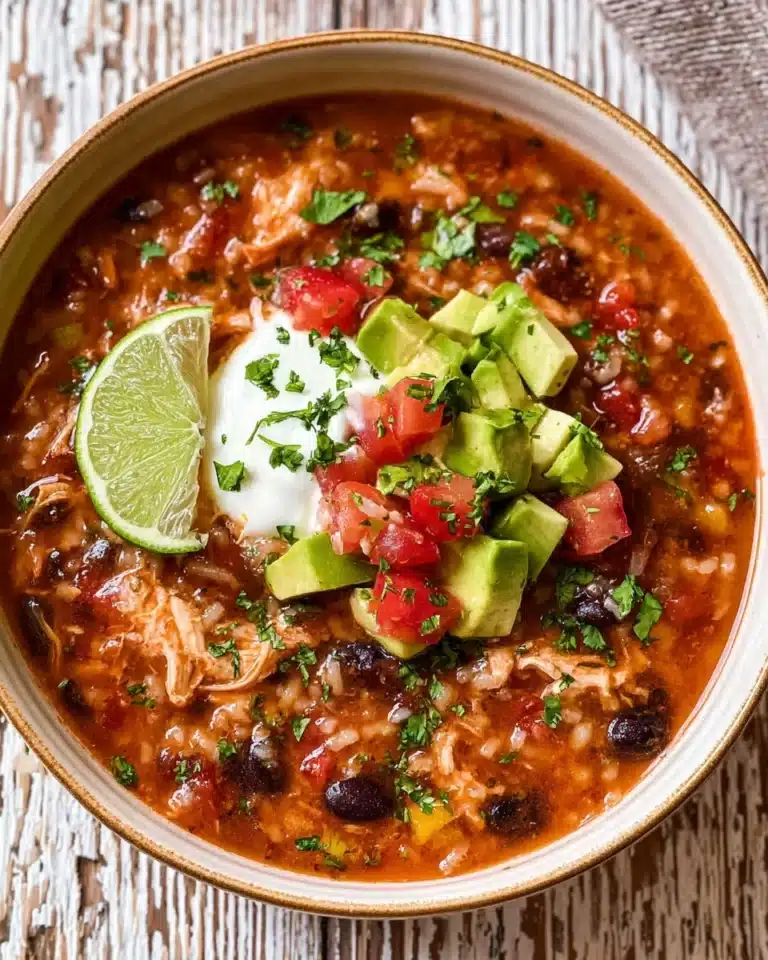 Chicken Tomato Rice Soup Recipe