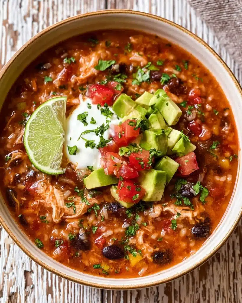 Chicken Tomato Rice Soup Recipe