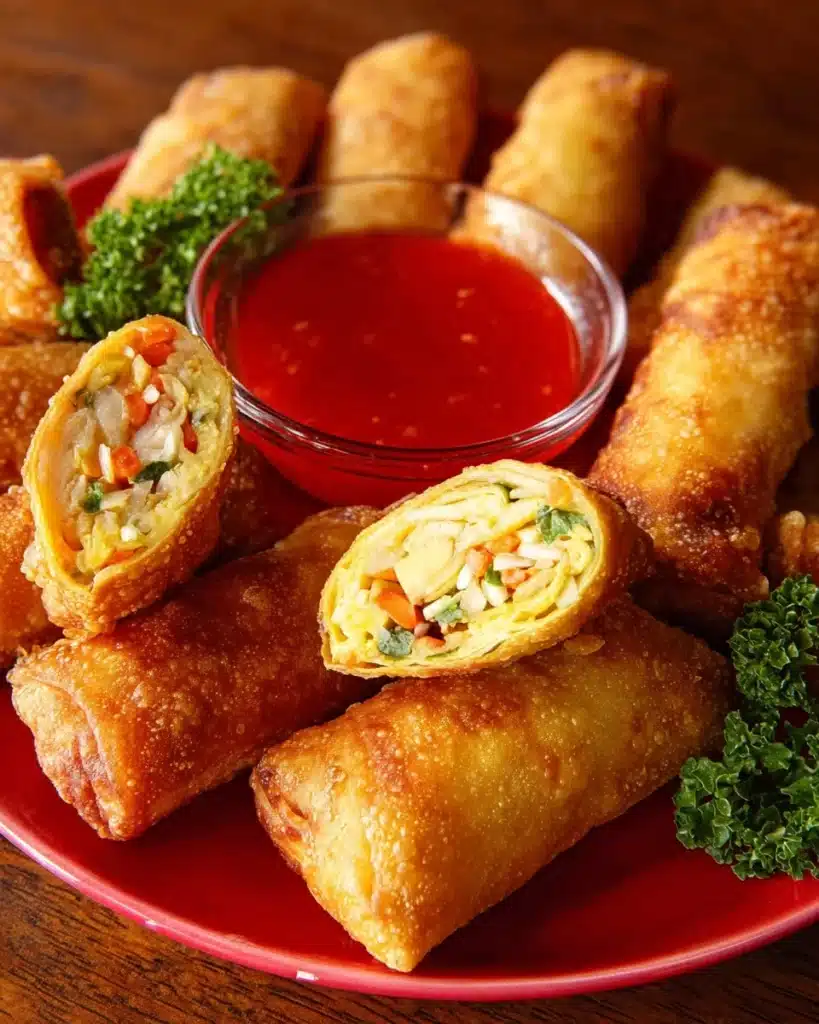 Air Fryer Frozen Egg Rolls Recipe