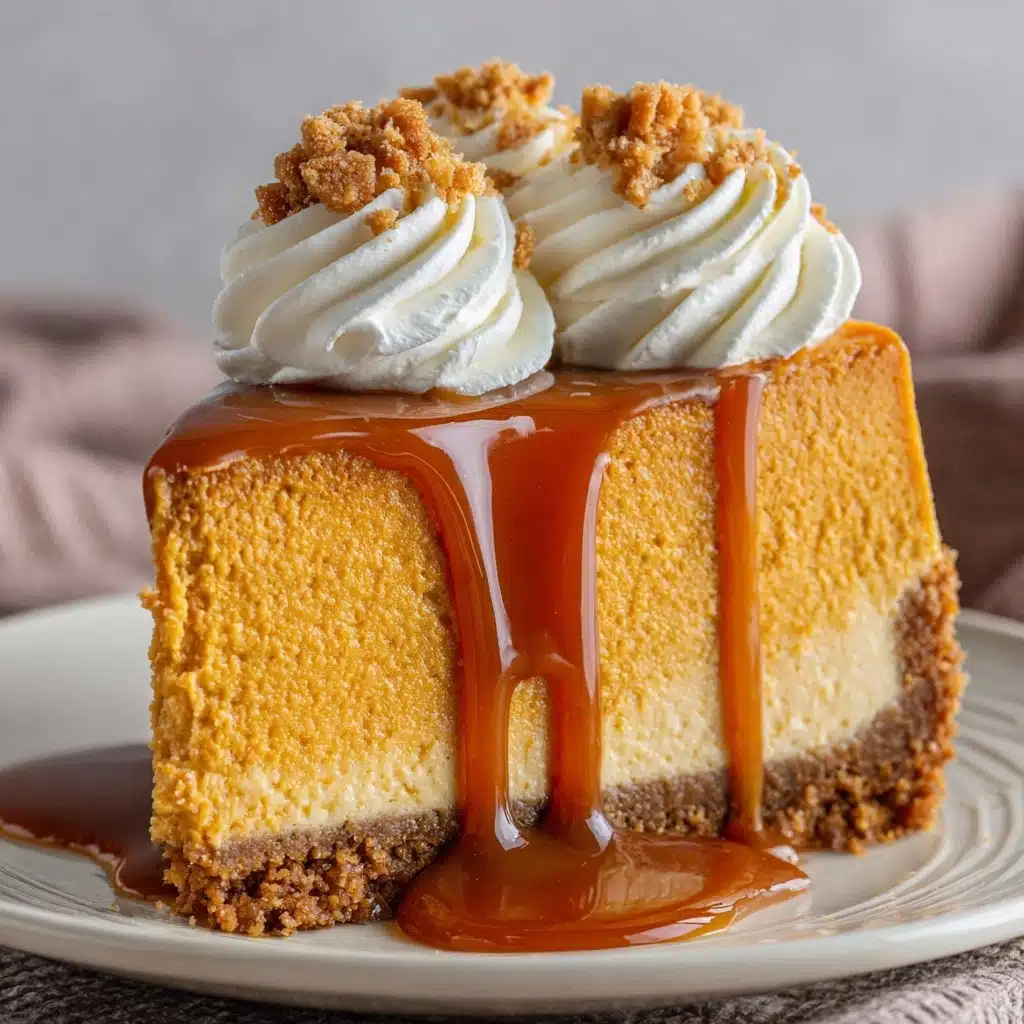 Pumpkin Cheesecake Gingersnap Crust Recipe - Recipe Image