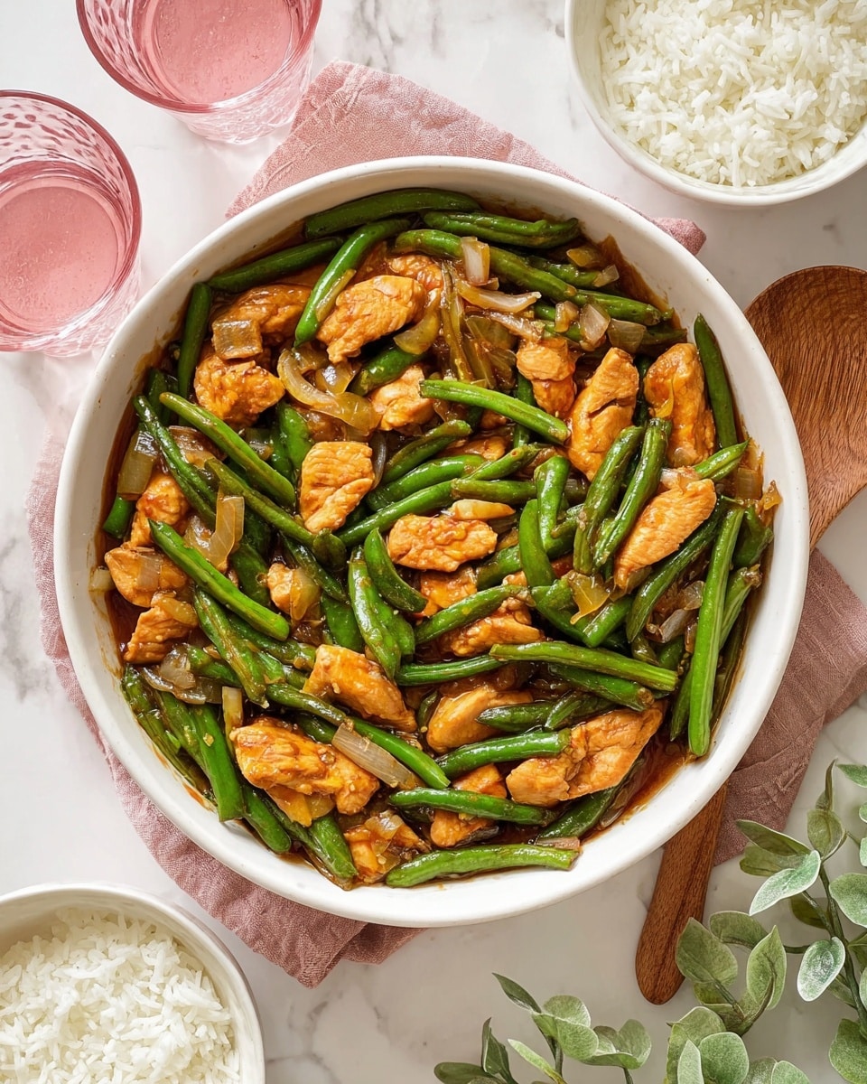 String Bean Chicken Stir Fry Recipe