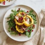 Roasted Delicata Squash, Pear and Pomegranate Salad Recipe