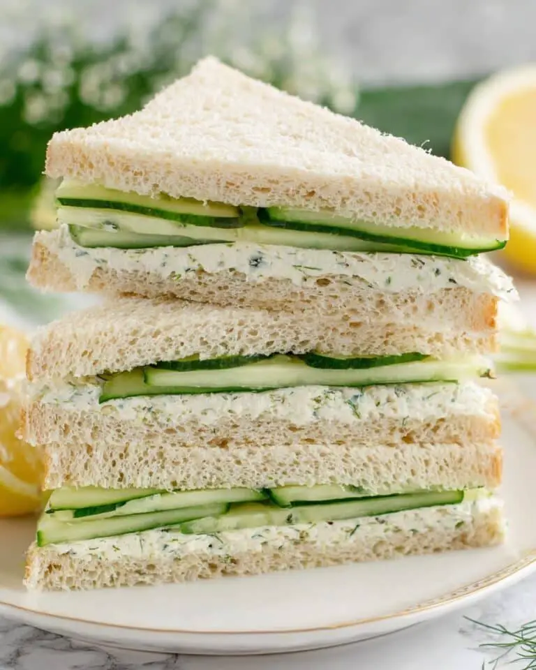 Cucumber Tea Sandwiches Recipe