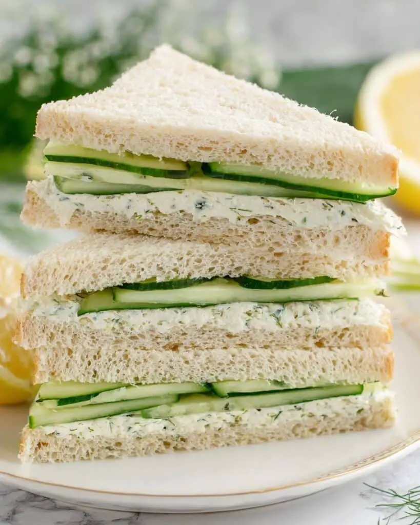 Cucumber Tea Sandwiches Recipe