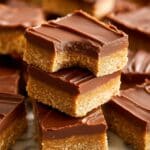 No Bake Chocolate Peanut Butter Bars Recipe