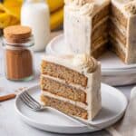 Best Banana Cake with Cinnamon Cream Cheese Frosting Recipe