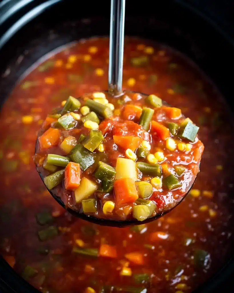 CrockPot V8 Vegetable Soup Recipe
