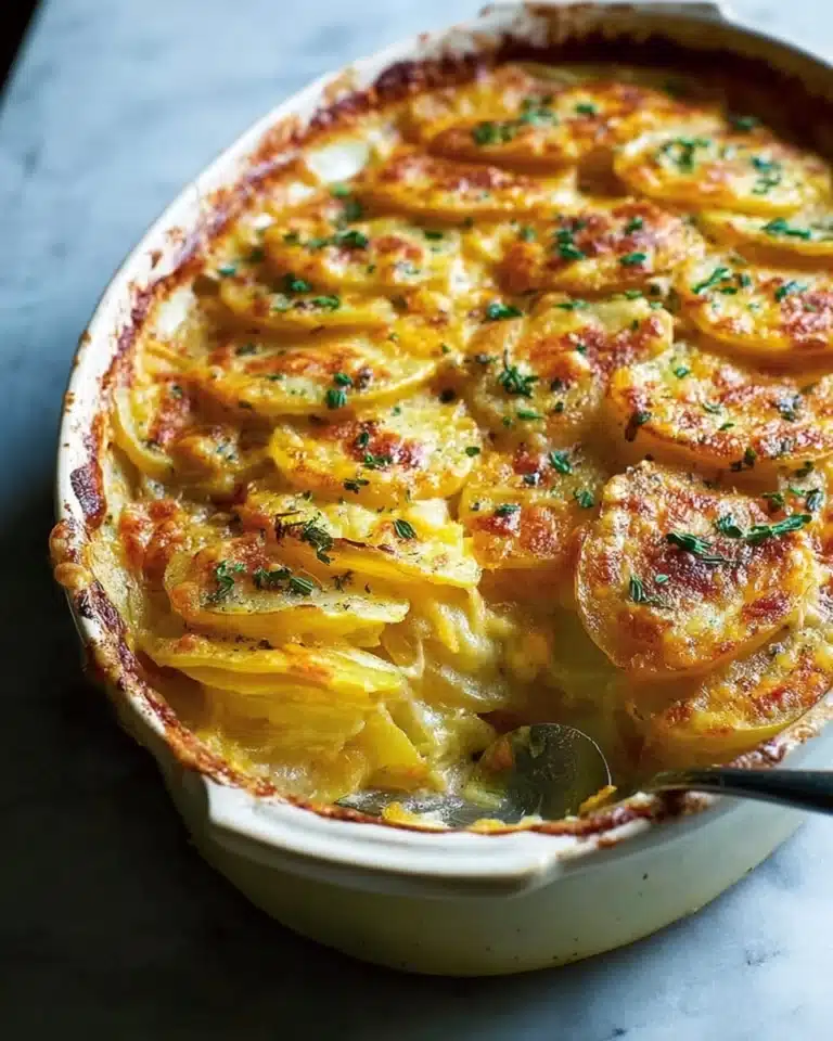 Creamy Pumpkin and Cheddar Scalloped Potatoes Recipe