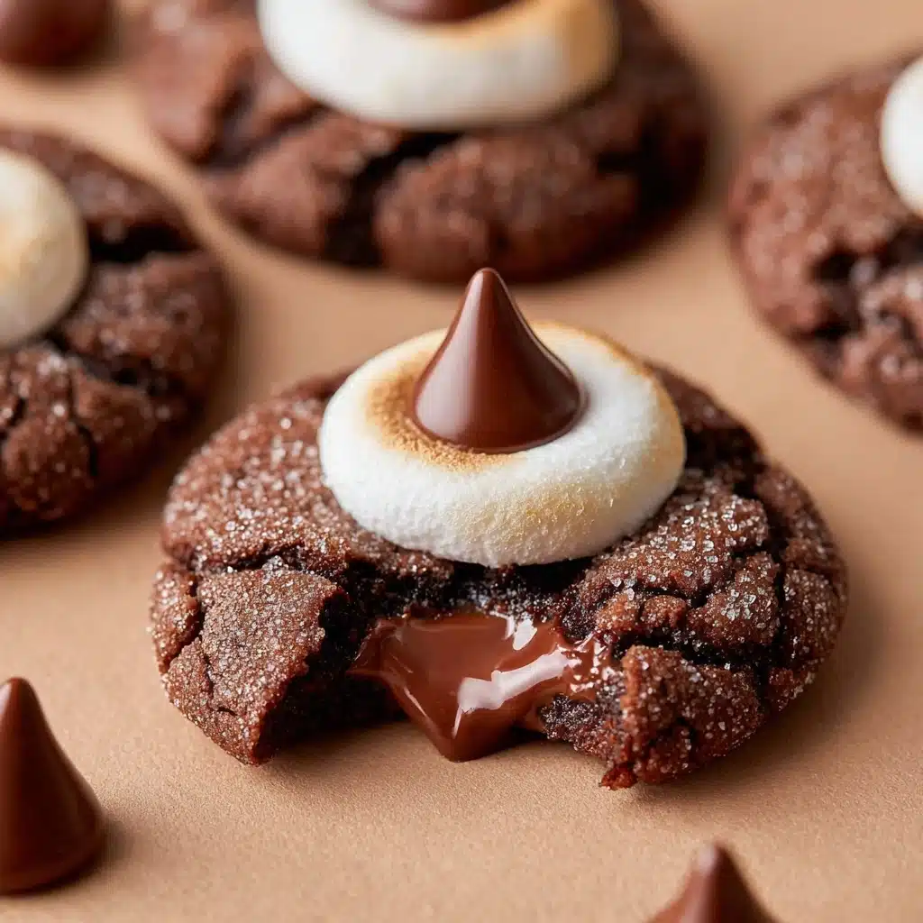 Hot Cocoa Cookie Blossoms Recipe - Recipe Image