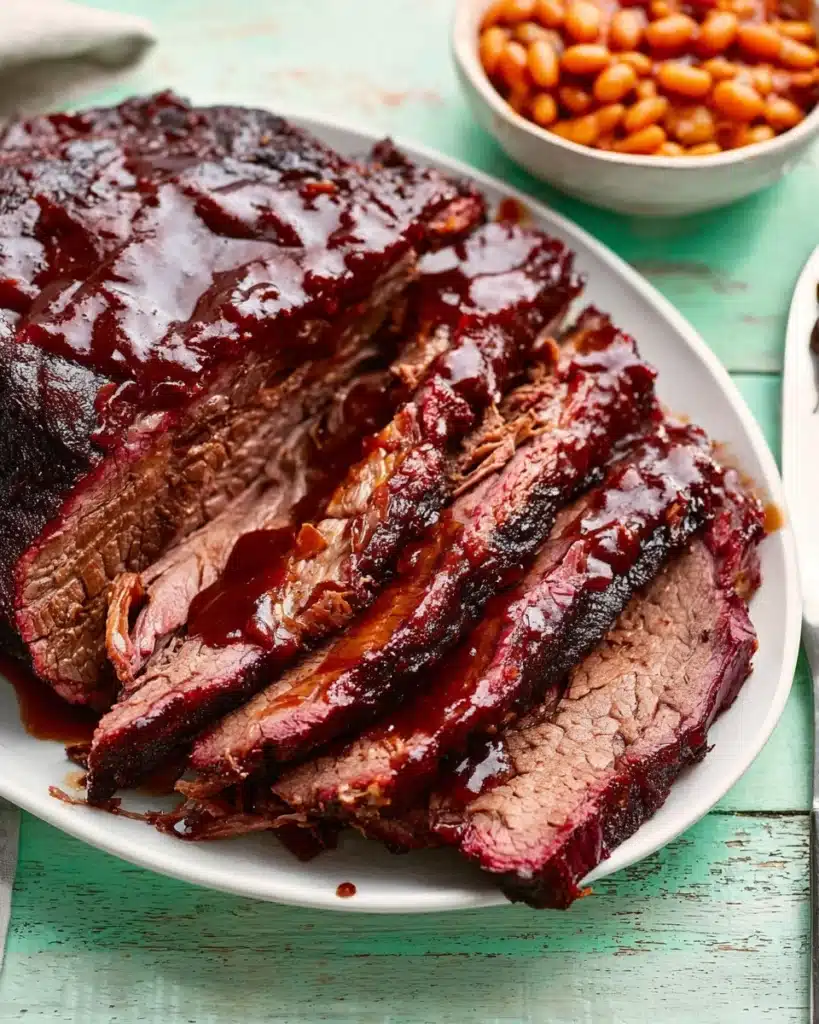 Slow Cooker BBQ Beef Brisket Recipe