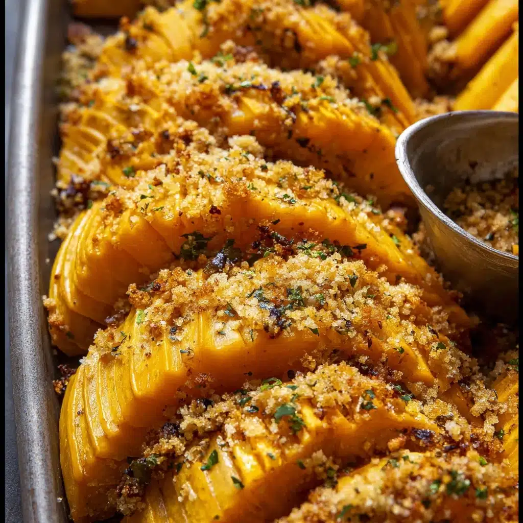 Hasselback Butternut Squash Recipe - Recipe Image