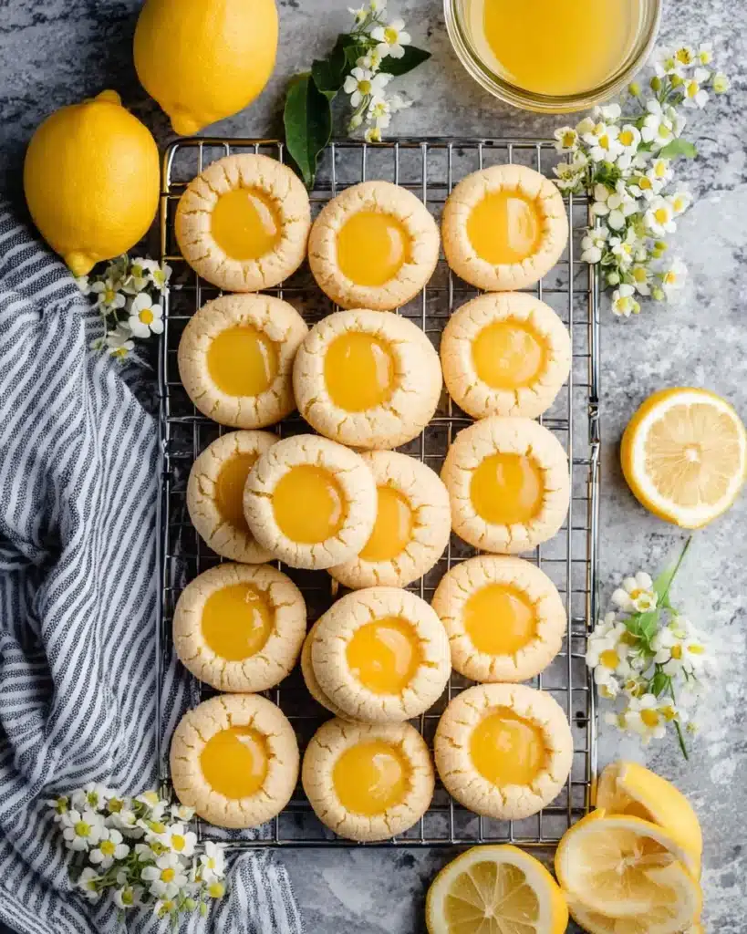 Lemon Thumbprint Cookies Recipe