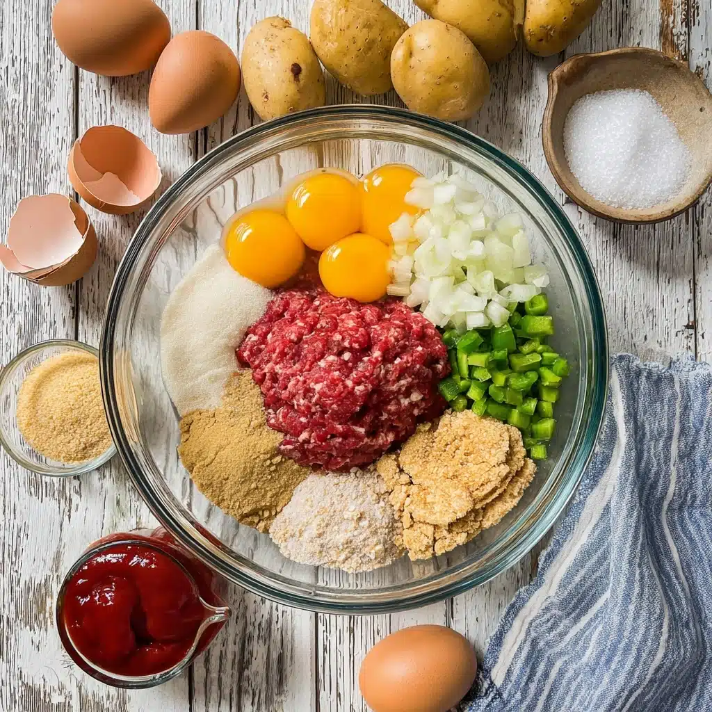 Slow Cooker Meatloaf and Baked Potatoes Recipe - Recipe Image