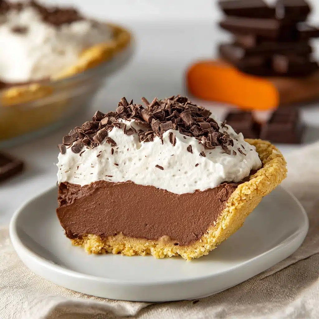 No-Bake Chocolate Sweet Potato Pie Recipe - Recipe Image