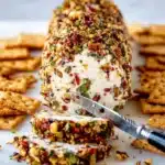Easy Cranberry Pistachio Cheese Log Recipe