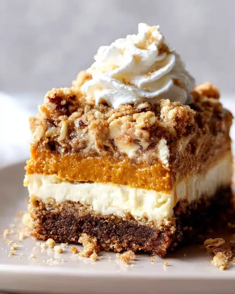 Pumpkin Cheesecake Bars Recipe