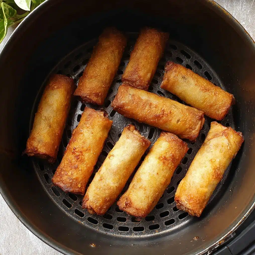 Air Fryer Frozen Egg Rolls Recipe - Recipe Image