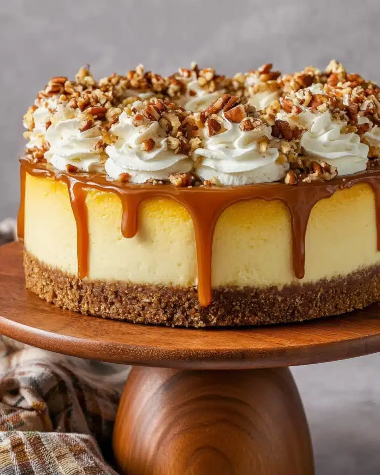 Pumpkin Cheesecake Gingersnap Crust Recipe