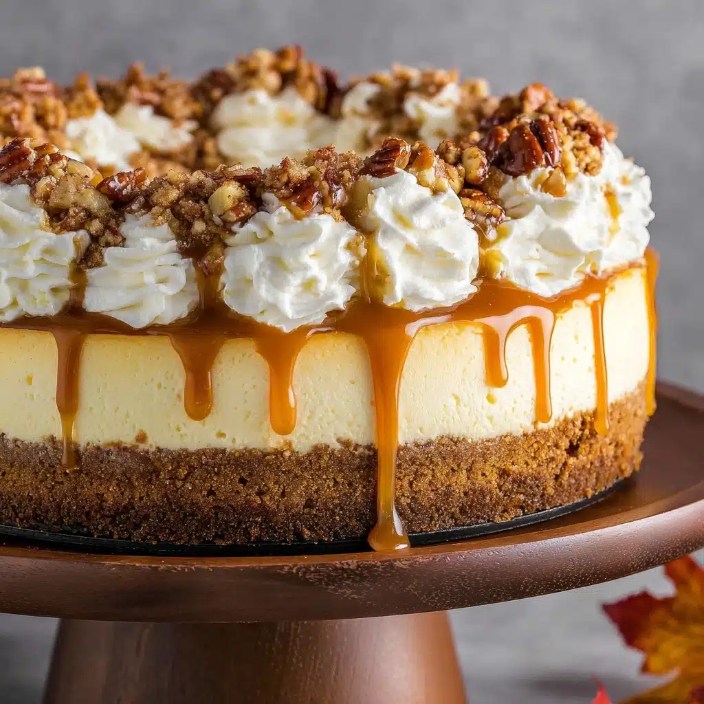 Pumpkin Cheesecake Gingersnap Crust Recipe - Recipe Image