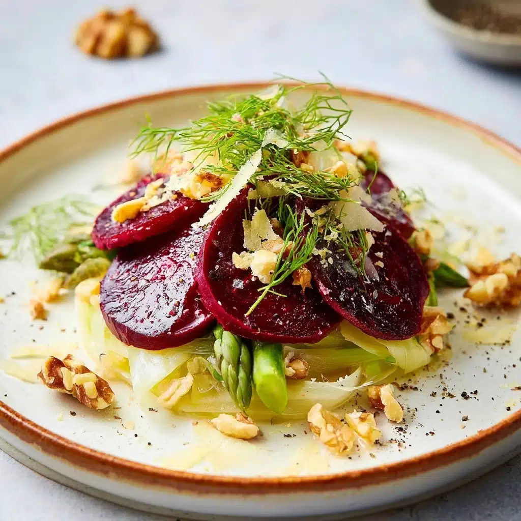 Fennel Salad with Roasted Beets and Shaved Asparagus Recipe 5 Fennel Salad with Roasted Beets and Shaved Asparagus Recipe - Recipe Image