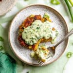 Easy Chickpea Fritters With Shredded Veggies Recipe