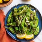 Blistered Shishito Peppers with Garlic Butter Recipe