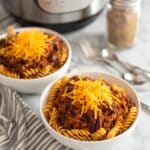 Instant Pot Beef Enchilada Pasta Recipe