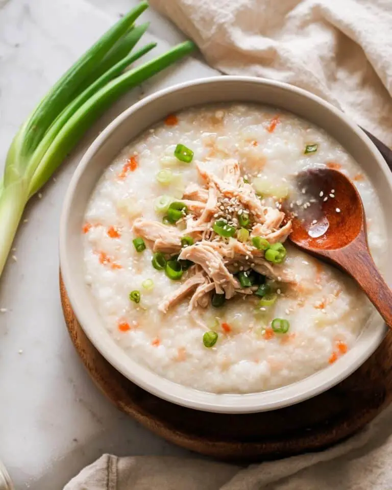 30-Minute Korean Chicken Rice Porridge (Dak Juk) Recipe