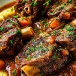 Crock Pot Tender Greek Braised Lamb Shanks Recipe