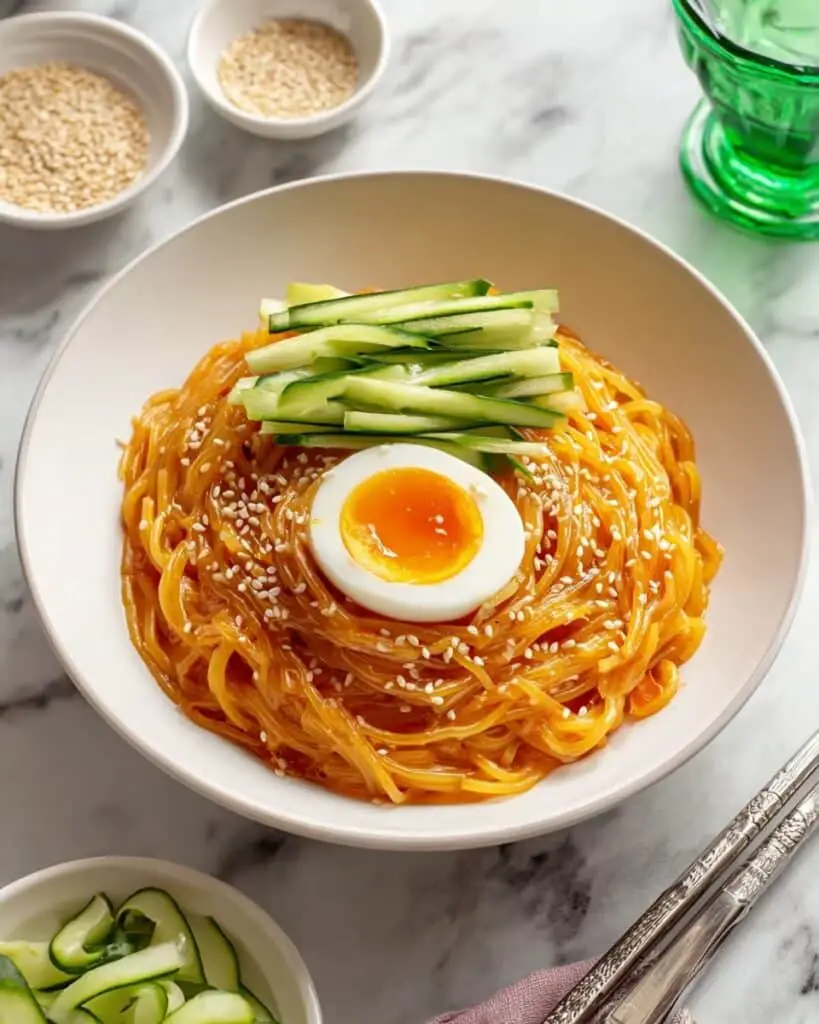 Bibim Guksu (Korean Spicy Cold Noodles) Recipe