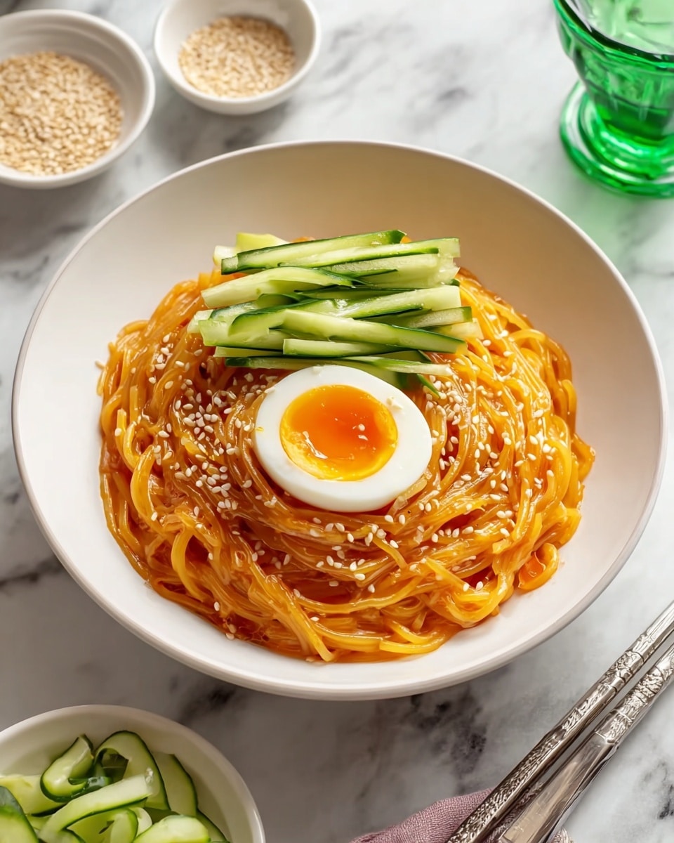 Bibim Guksu (Korean Spicy Cold Noodles) Recipe