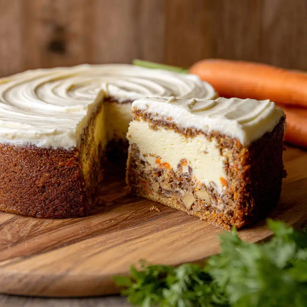 Carrot Cake Cheesecake Recipe - Recipe Image
