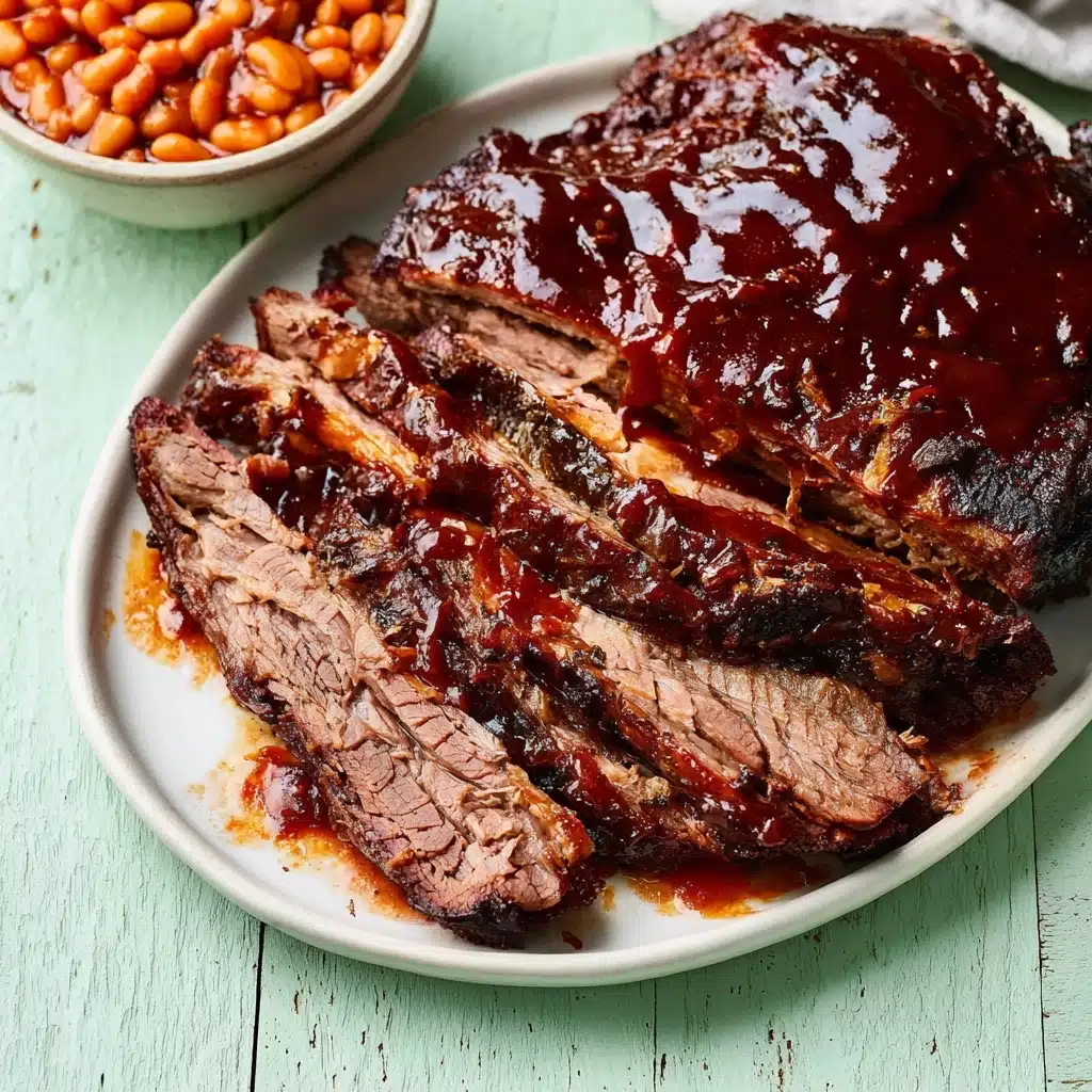 Slow Cooker BBQ Beef Brisket Recipe - Recipe Image