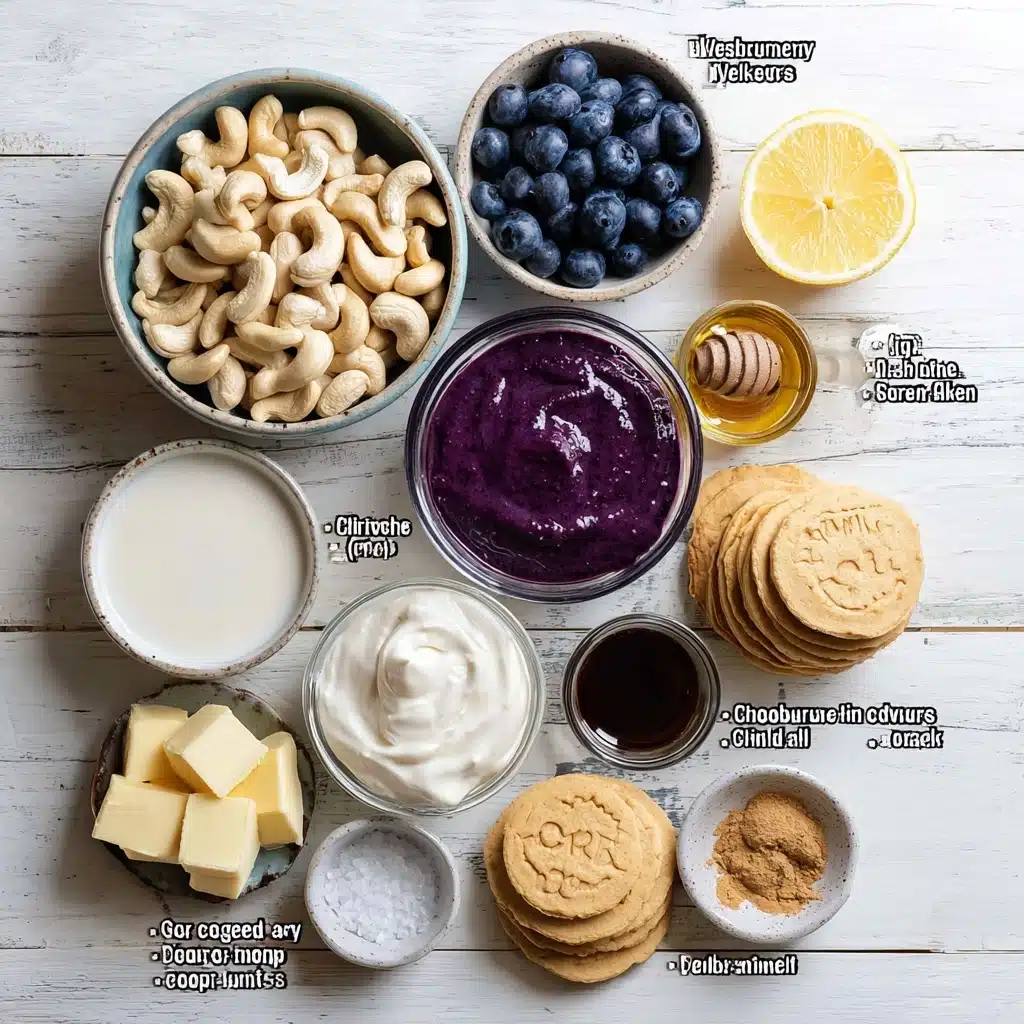 No Bake Blueberry Cheesecake Bars Recipe - Recipe Image