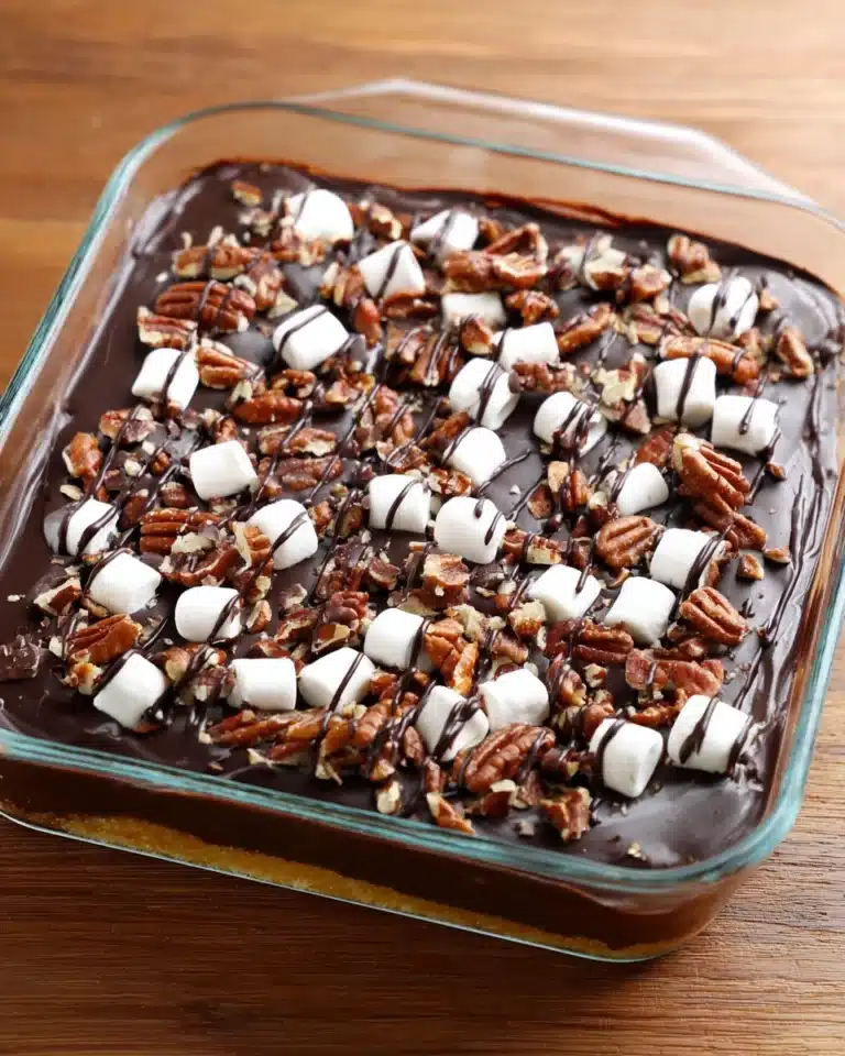 Caramel Turtle Rice Krispie Treats Recipe