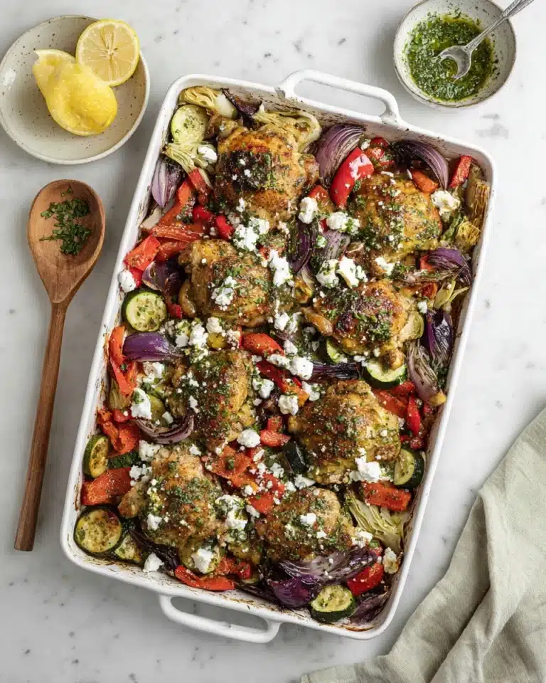 Greek Sheet Pan Chicken Recipe