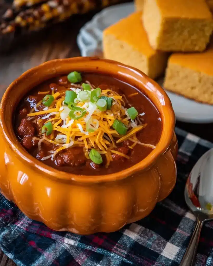 Slow Cooker Pumpkin Chili Recipe