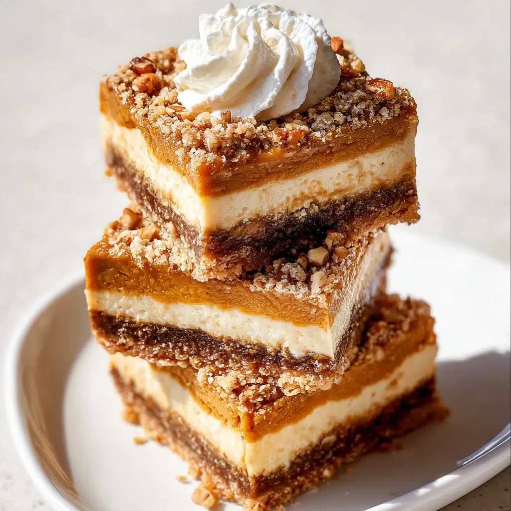 Pumpkin Cheesecake Bars Recipe - Recipe Image