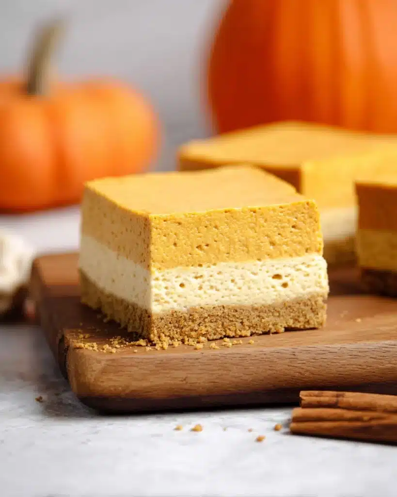 No-Bake Pumpkin Cheesecake Bars Recipe