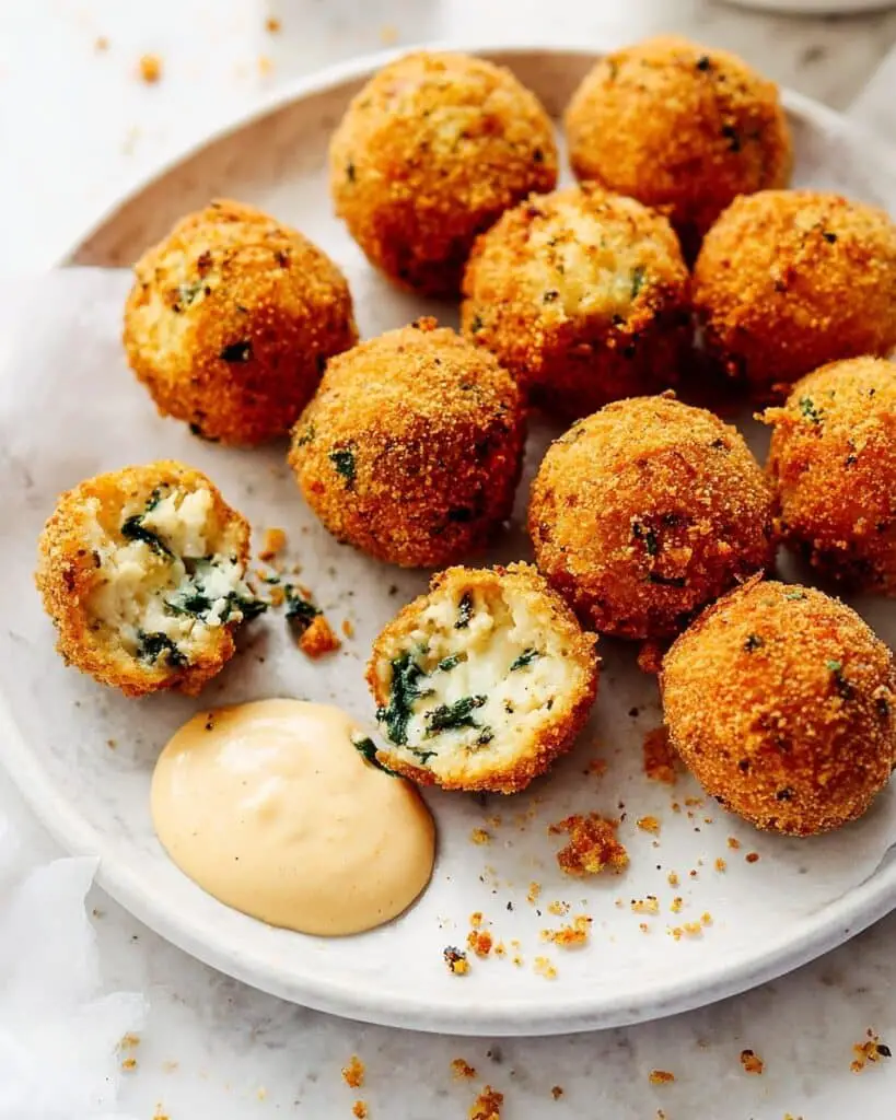 Leftover Mashed Potato Spinach Croquettes Recipe