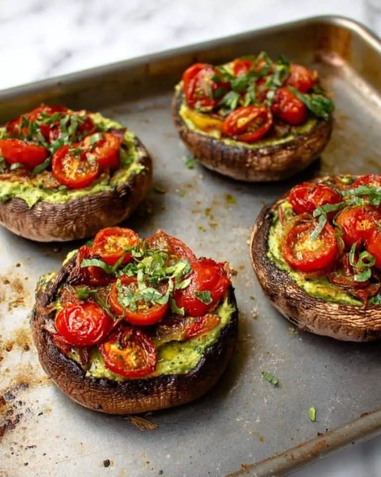 Pesto Portobello Pizza Recipe