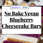 No Bake Blueberry Cheesecake Bars Recipe
