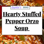 Stuffed Pepper Orzo Soup Recipe