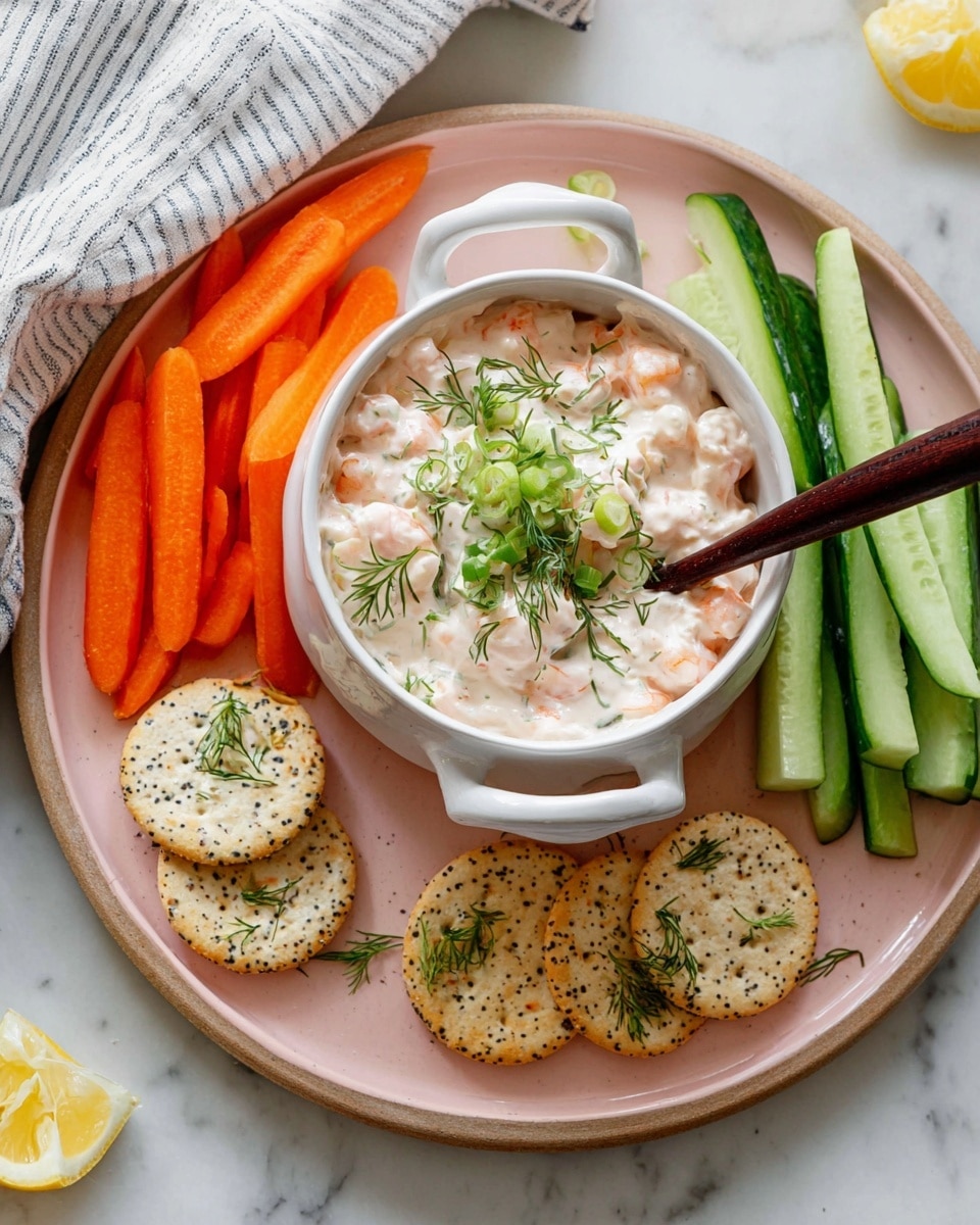 Creamy Shrimp Dip with Fresh Dill and Scallions Recipe
