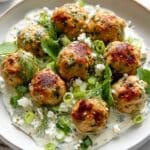Greek Chicken Meatballs with Tzatziki Dip Recipe